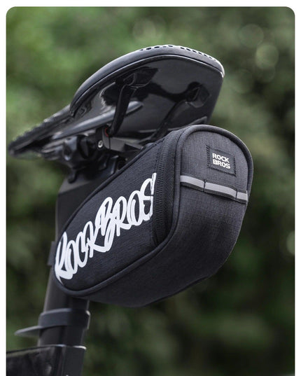 ROCKBROS Bicycle Seat Bag Lightweight Bike Saddle Bag for Cycling Essentials Reflective Rear Pack Wear-Resistant Bag