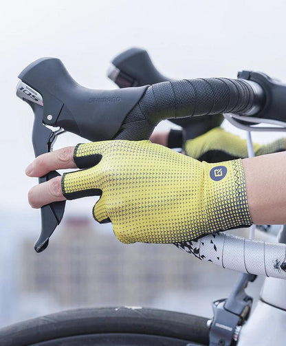 ROCKBROS Summer Cycling Gloves Half Finger Bicycle Gloves Mtb Road Breathable Bike Gloves High Elasticity Short Finger Gloves