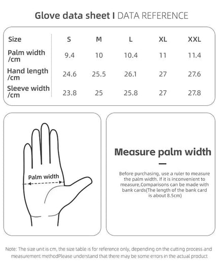 ROCKBROS Bicycle Gloves Winter Warm Motorcycle Full Finger Cycling Gloves Screen Touch Ski Sports Gloves Hiking Thermal Mitten