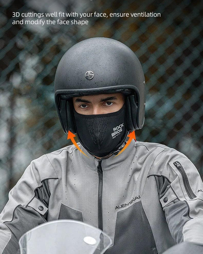 ROCKBROS Warmer Face Mask Windproof Motorcycle Fleece Sport Scarf Outdoor Face Protection Balaclava Bicycle Running Cycling Cap