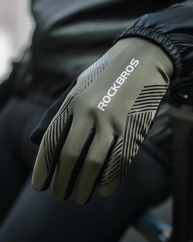 ROCKBROS Cycling Gloves Spring Summer Gloves Touch Screen Anti-slip Breathable MTB Road Bike Running Fitness Gym Motor Gloves