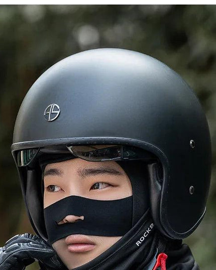 ROCKBROS Winter Windproof Warm Fleece Mask Balaclava Face Mask Men Soft High Elasticity Cycling Ski Fishing Mask Outdoor Sports
