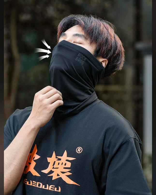 ROCKBROS Ski Mask Winter Warm Hiking Scarf Fleece Neck Scarf Camping Hiking Balaclava Cycling Face Mask Windproof Breathable