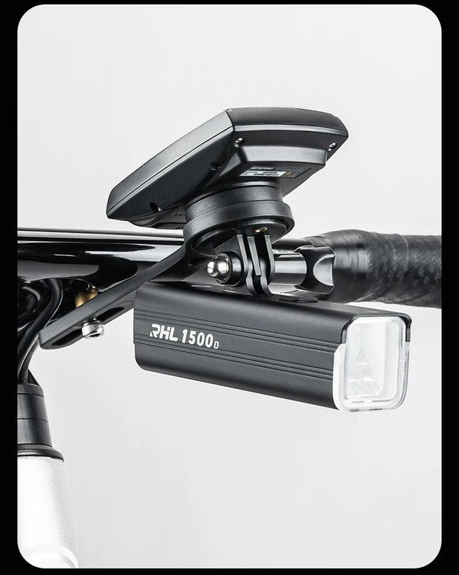 ROCKBROS Nylon Bicycle Speedometer Holder Integrated Handlebar Mount for Gopro Mount Bike Computer Stopwatch Light Mount