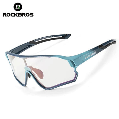 ROCKBROS Child Photochromic Polarized Sunglasses Bicycle Eyewear UV400 Kids Bike Goggles Protection Classic Windproof Glasses