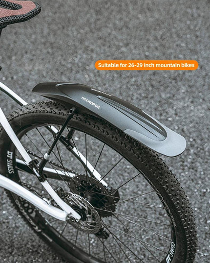 ROCKBROS Mountain Bike Mudguard Widen Quick Release 26-29 Inch  Durable lnnovative Installation Fender Bicycle Accessaries