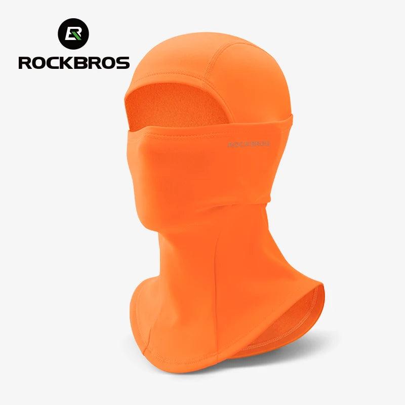 ROCKBROS Winter Cycling Mask Fleece Thermal Keep Warm Windproof Cycling Face Mask Balaclava Ski Mask Fishing Skiing Hat Headwear