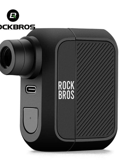 ROCKBROS Electric Air Pump Portable 100PSI Bicycle Pump Air Compressor Rechargeable Tire Inflator Pump 300mAh Battery Capacity