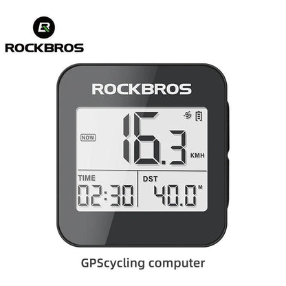 ROCKBROS Bike Computer GPS Speedometer Road Bike MTB Waterproof Automatic Digital Stopwatch Cycling Odometer Cycling Computer