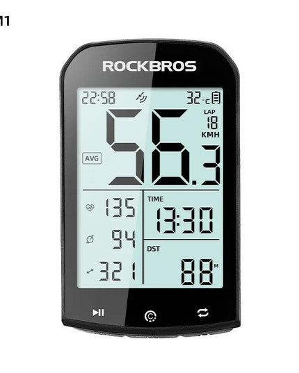ROCKBROS  Bicycle Computer GPS 5.0 ANT Bluetooth Waterproof Wireless Cyclocomputer Speedometer Bike Stopwatch Bike Accessories