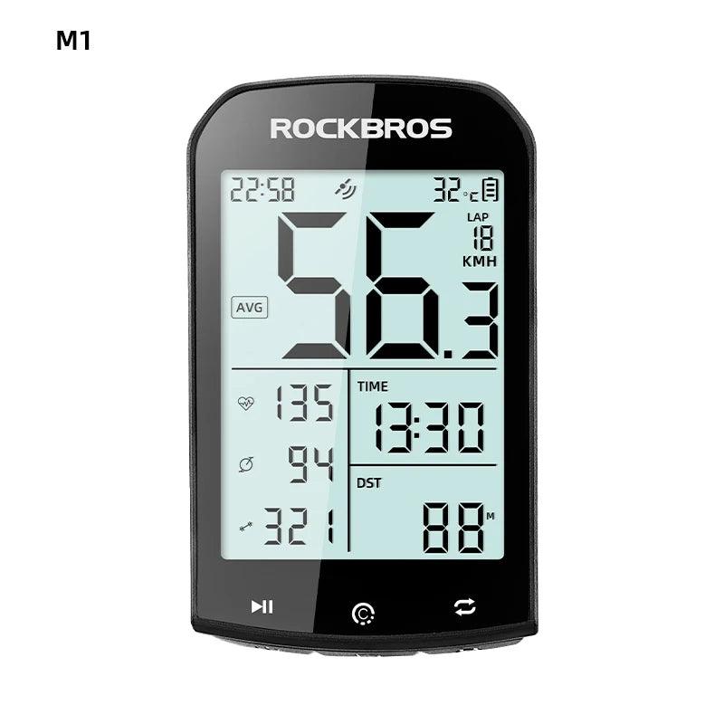 ROCKBROS  Bicycle Computer GPS 5.0 ANT Bluetooth Waterproof Wireless Cyclocomputer Speedometer Bike Stopwatch Bike Accessories