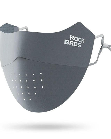 ROCKBROS Cycling Ice Silk Face Mask Anti-UV Sun Protection Breathable Dustproof Men Women Bandana Running Fishing Sports Mask