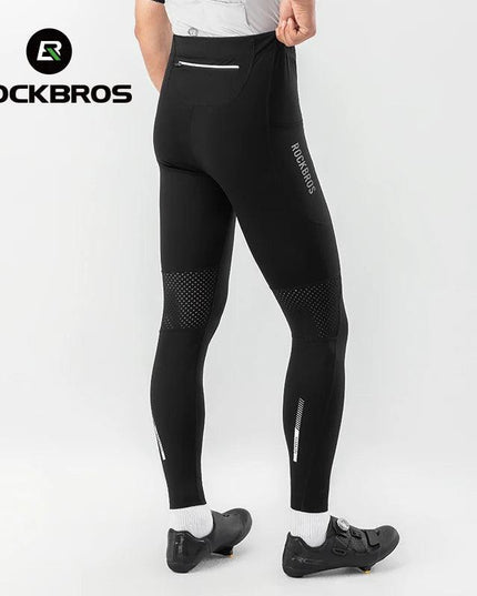 ROCKBROS Tights Trousers Cycling Gym Fitness Long Pants with Pockets Reflective Multifunctional Training Leggings EUR Size