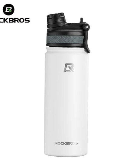 ROCKBROS 1L Thermal Water Bottle Sports Water Bottle Non Slip 304 Stainless Steel Cold And Hot Thermo Cup Cycling Hiking Equip