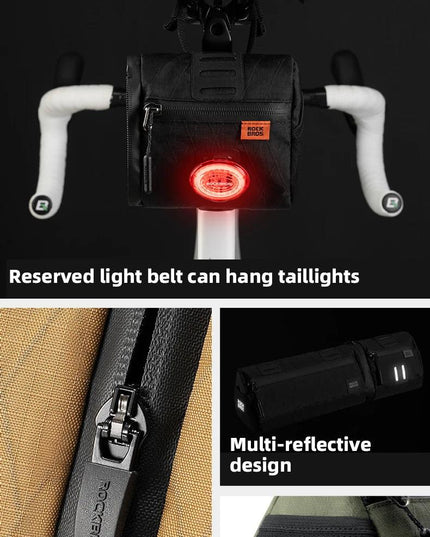 ROCKBROS Multifunctional Bike Bag Windproof Detachable Bag Large Capacity Pannier As Front Bag Tail Bag Cycling Accessories