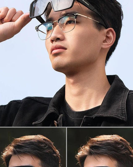 ROCKBROS Cycling Sunglasses Polarized UV Protection Set Glasses Frame for Myopia Glasses Running Fishing Cyling Goggles