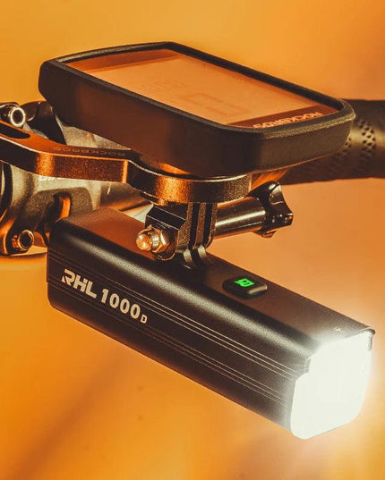 ROCKBROS Bike Light 1500LM/1000LM Aluminum Alloy Type-C Charging Smart Front Lights Hanging Version LED Lamp Cycling Headlights