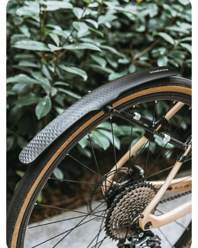 ROCKBROS Bicycle Mudguard Bike Fender PP Soft Plastic Mudguard Strong Toughness Road Suitable For Bicycle Protector Accessories