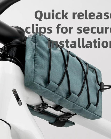 ROCKBROS Bike Bag Top Tube Bag Floating Installation Method Cycling Saddlebags Bicycle Pannier Bag Large Capacity Equipment