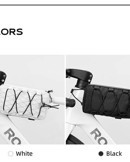 ROCKBROS Bike Bag Top Tube Bag Floating Installation Method Cycling Saddlebags Bicycle Pannier Bag Large Capacity Equipment