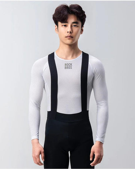ROCKBROS Bike Jerseys Long Sleeves Breathable Mesh Men Bike Shirt Cycling Clothing Comfortable Summer Racing Clothes Reflective