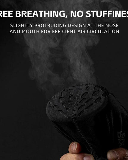 ROCKBROS Scarf Warm Fleece Neck Mask Outdoor Windproof Neck Warmer For Bike Motorcycle Ear Cover Breathable Scarf Men Women