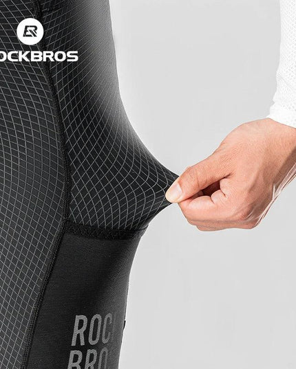 ROCKBROS Cycling Shorts Breathable Bicycle Clothing Sports Racing Tights Reflective With Pockets Quick Dry Bike Half Pants