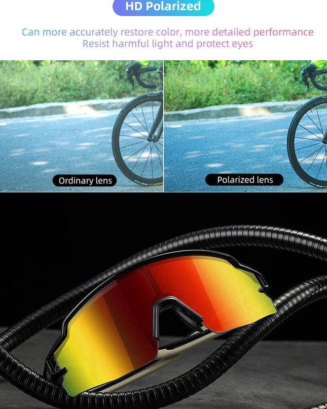 ROCKBROS Cycling Glasses Polarized UV400 Protection Bicycle Sunglasses Men Women Photochromic MTB Road Bicycle Goggles Eyewear