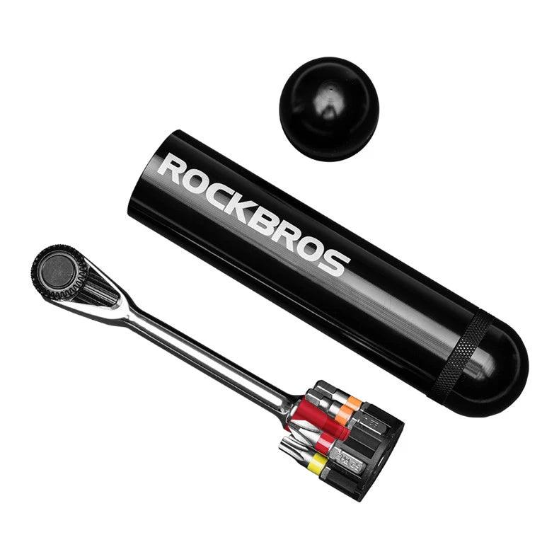 ROCKBROS Cycling Multifunctional Bike Bicycle Repair Tool Kits Torque Wrench Bike Screwdriver MTB Road Bike Tool Sets Equipment