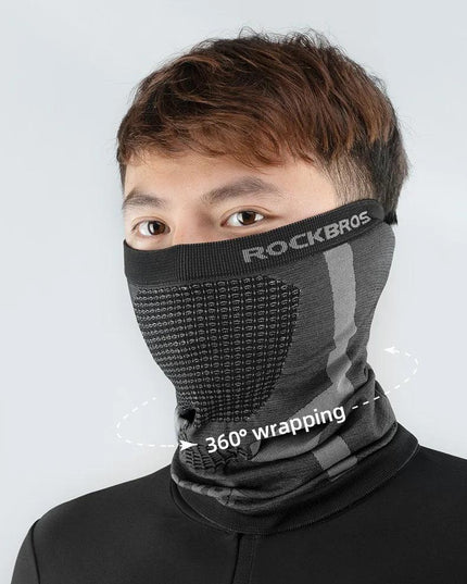 ROCKBROS Bike Mask Full Face Mask Balaclava Breathable Sun UV Protection Hiking Outdoor Sport Cycling Windproof Motorcycle Scarf