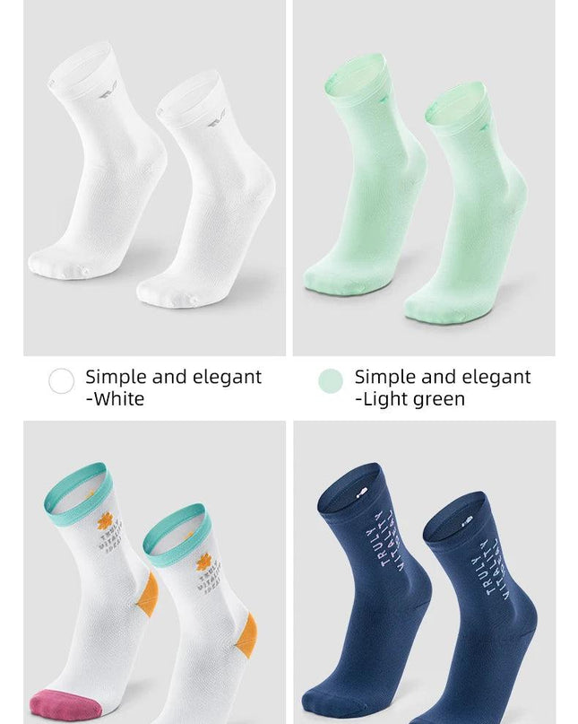 ROCKBROS TVI Series Professional Cycling Socks Women Breathable Road Bicycle Socks Quick Dry Anti Slip Wear-resistant Socks