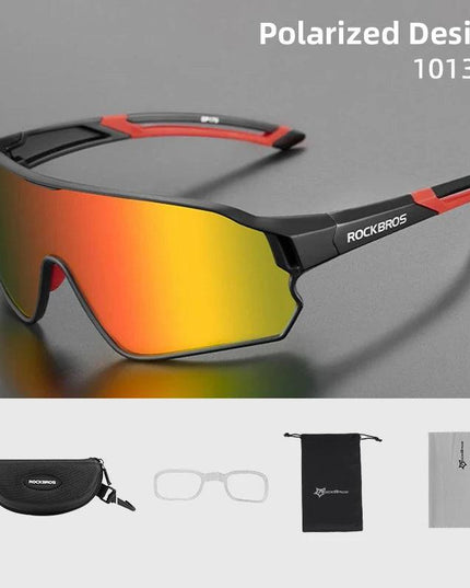 ROCKBROS Polarized Glasses UV400 Sunglasses Sport Protection Glasses Bicycle Eyewear Outdoor Hiking Camping Golf Cycling Goggles