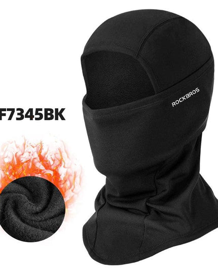 ROCKBROS Winter Climbing Hiking Fleece Thermal Keep Warm Windproof Cycling Face Balaclava Running Fishing Skiing Hat Headwear