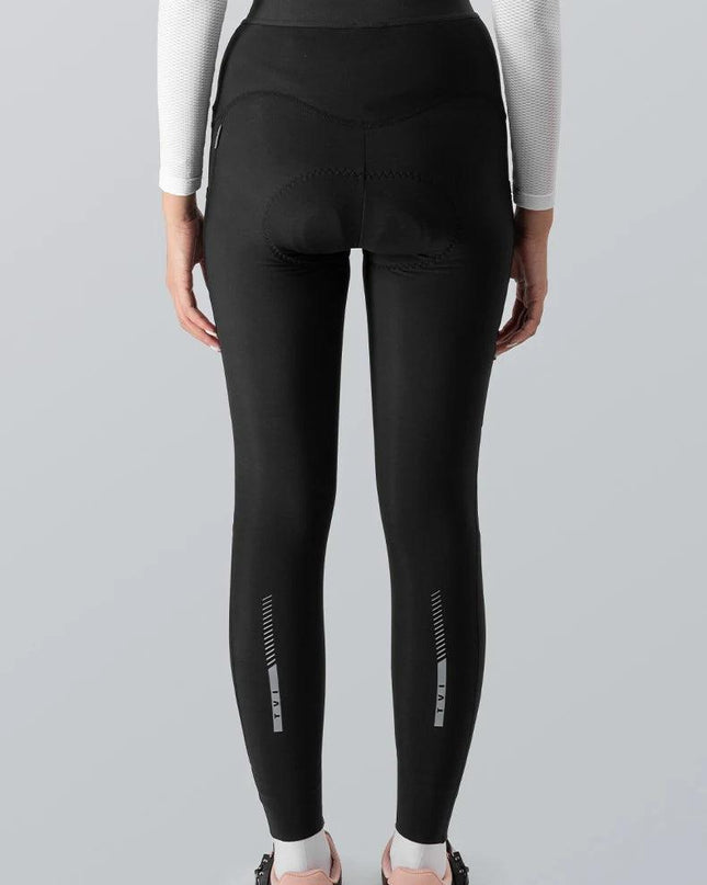 ROCKBROS TVI Series Bicycle Pants Pads Italy Imported Fleece Warm Windproof Tights Leggings High Elasticity Cycling Trousers