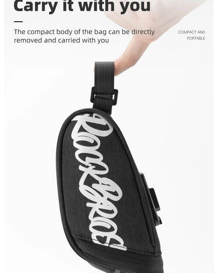 ROCKBROS Bicycle Seat Bag Lightweight Bike Saddle Bag for Cycling Essentials Reflective Rear Pack Wear-Resistant Bag