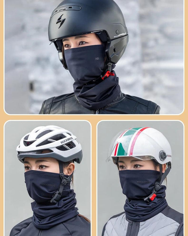 ROCKBROS Face Scarf Windproof Mask Multi-functional Warm Ski Bicycle Motorcycle Running Neck Cover Sport Breathable Face Mask