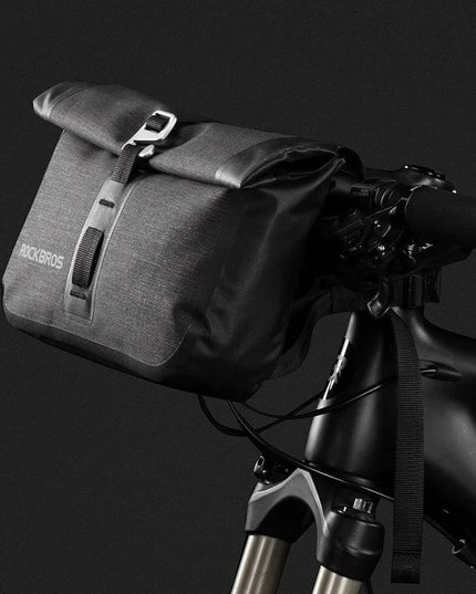 ROCKBROS 5-6L Bicycle Bag Waterproof Front Reflectice Tube Bike Bag MTB Large Capacity Handlebar Bag Front Frame Trunk Pannier
