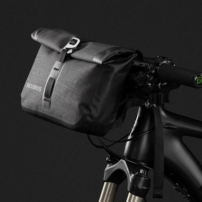 ROCKBROS 5-6L Bicycle Bag Waterproof Front Reflectice Tube Bike Bag MTB Large Capacity Handlebar Bag Front Frame Trunk Pannier