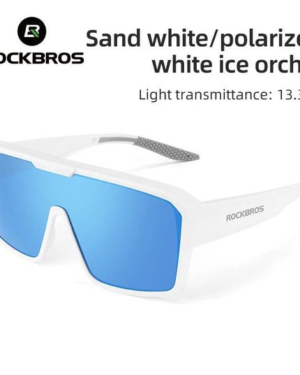 ROCKBROS Cycling Sunglasses Polarized UV Protection Set Glasses Frame for Myopia Glasses Running Fishing Cyling Goggles