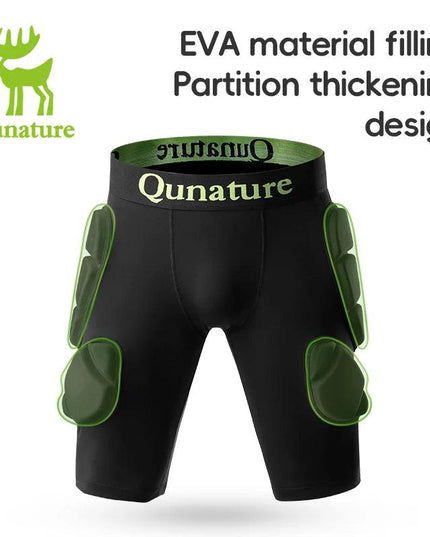 Qunature EVA Padded Ski Hip Protection Pad Safety Ski Hip Protector Snowboard Sports Hip Protective Gear Shock-absorbing