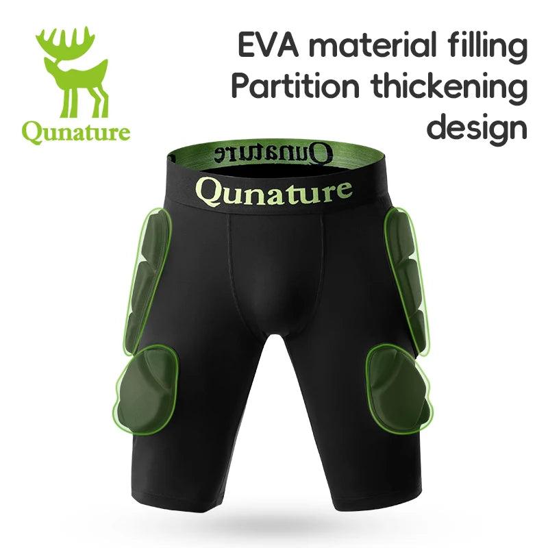 Qunature EVA Padded Ski Hip Protection Pad Safety Ski Hip Protector Snowboard Sports Hip Protective Gear Shock-absorbing