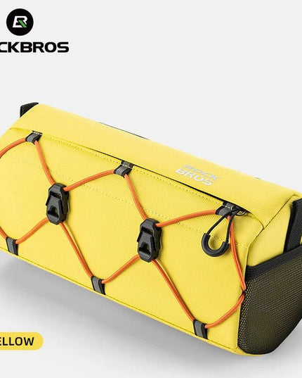 ROCKBROS Bicycle Handlebar Bag 2.2L Multifunctional Mtb Road Cycling Bike Bag Adjustable Shoulder Bag 3D Design Bicycle Packet