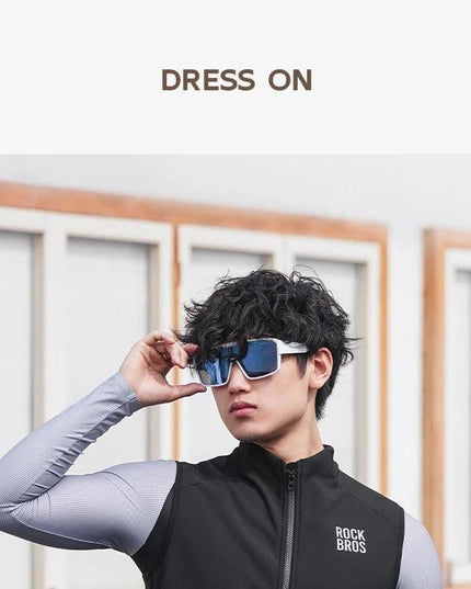 ROCKBROS Winter Cycling Vest Lightweight Windproof Fleece Warm Vest for Men Women Outdoor Sports Thermal Clothing Runring ﻿