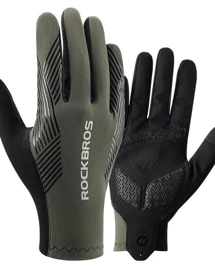 ROCKBROS Cycling Gloves Spring Summer Gloves Touch Screen Anti-slip Breathable MTB Road Bike Running Fitness Gym Motor Gloves