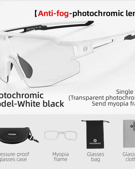 ROCKBROS Bicycle Glasses UV400 Cycling Glasses Bike Fishing Sunglasses Hiking Riding Polarized/Photochromic Eyewear Sport Goggle