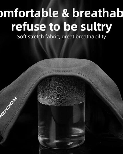 ROCKBROS Winter Windproof Warm Fleece Mask Balaclava Face Mask Men Soft High Elasticity Cycling Ski Fishing Mask Outdoor Sports