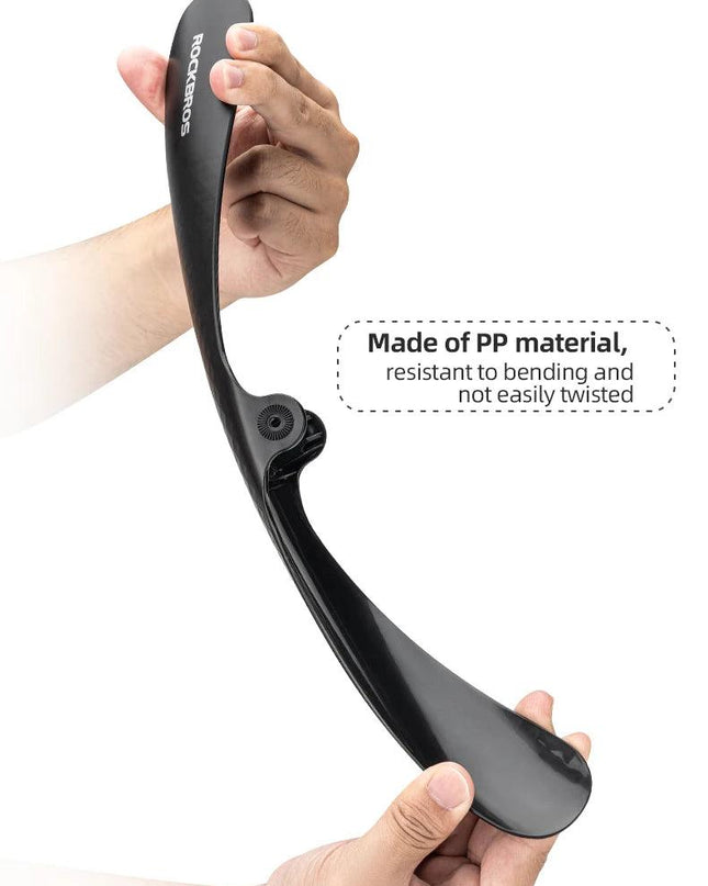 ROCKBROS Bicycle Mudguard Bike Fender PP Soft Plastic Mudguard Strong Toughness Road Suitable For Bicycle Protector Accessories