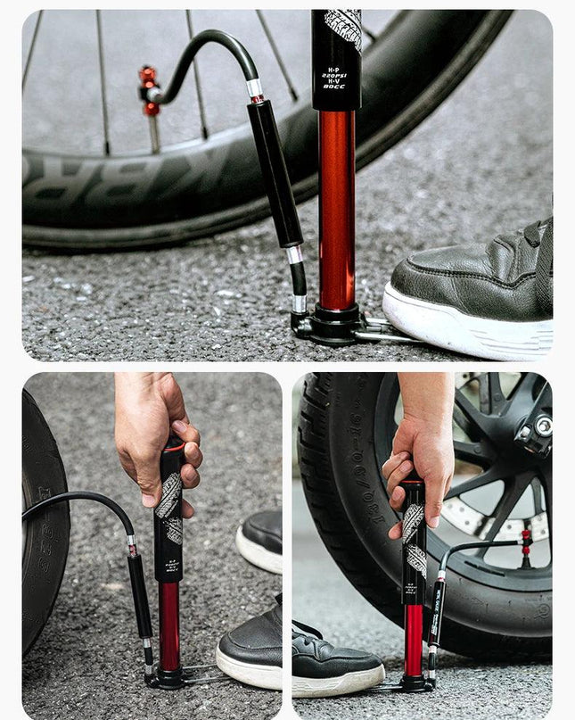 ROCKBROS Bicycle Pump 220PSI Mini Hand Air Pump Tire Inflator Schrader Presta Portable AV/FV MTB Bike Road Bike Accessories
