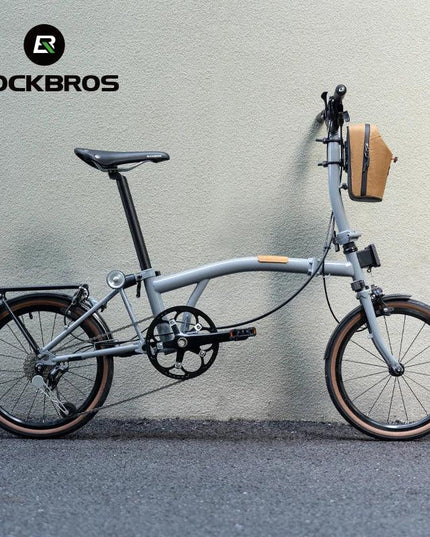 ROCKBROS Folding Bicycle Water Bottle Bags Fashion Front Frame Kettle Bags for Brompton Bike Electric Scooter Tools Package