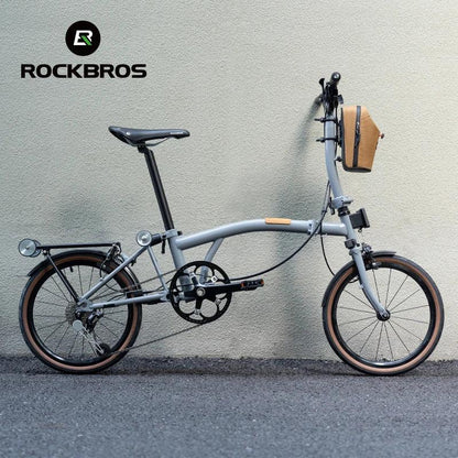 ROCKBROS Folding Bicycle Water Bottle Bags Fashion Front Frame Kettle Bags for Brompton Bike Electric Scooter Tools Package